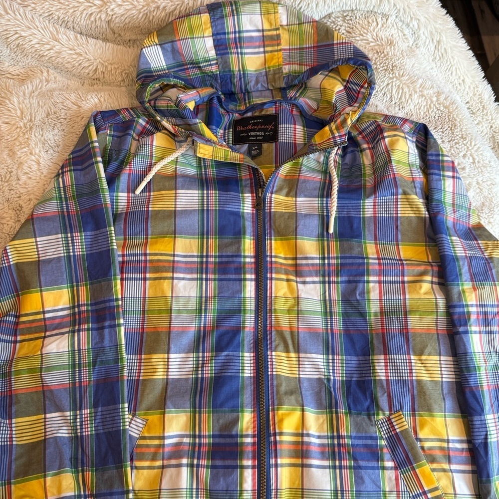 Weatherproof Vintage Multicolor Plaid Jacket